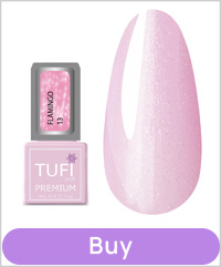 TUFI profi FLAMINGO 13 Pink Haze with Shimmer